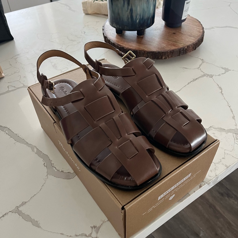 Madewell Fisherman Sandals size 10